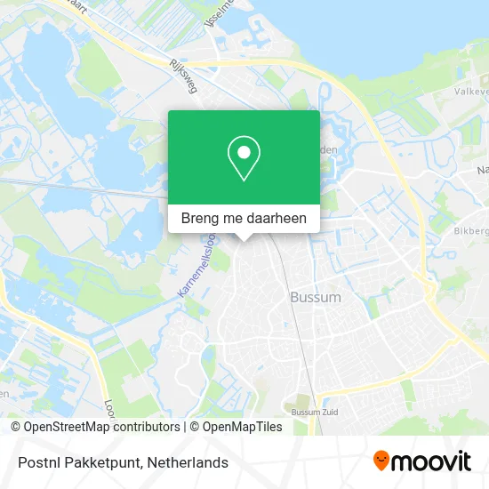Postnl Pakketpunt kaart