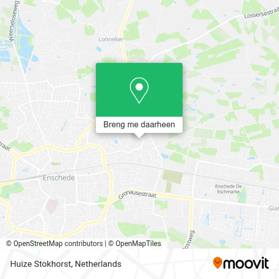 Huize Stokhorst kaart