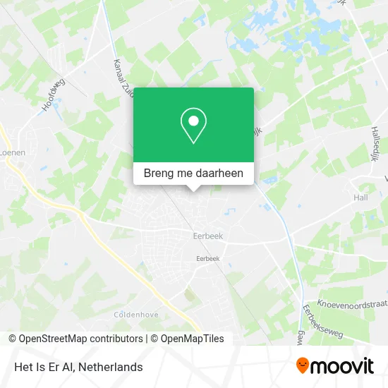 Het Is Er Al kaart