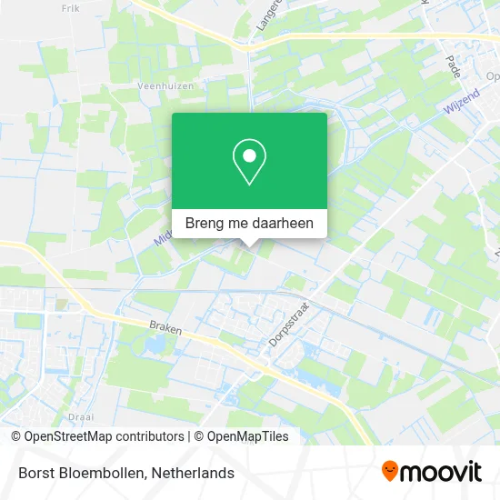 Borst Bloembollen kaart