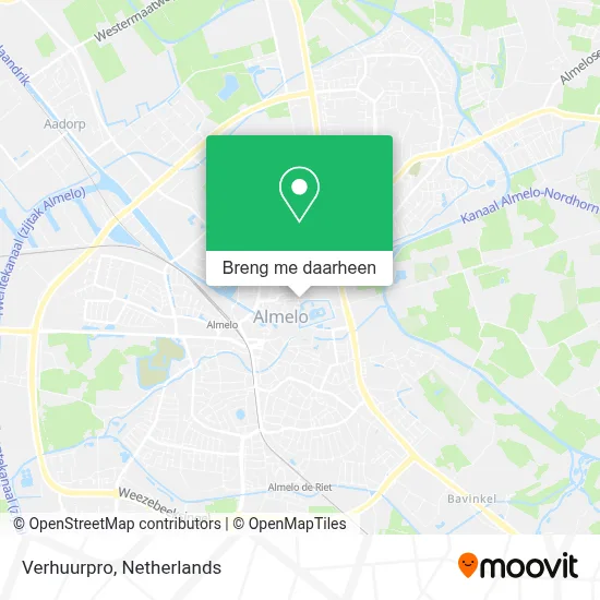 Verhuurpro kaart