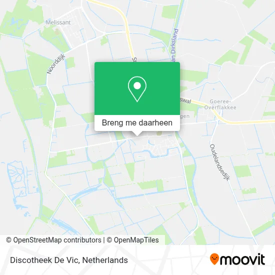 Discotheek De Vic kaart