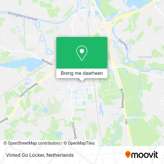 Vinted Go Locker kaart