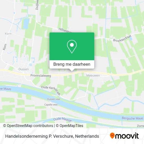 Handelsonderneming P. Verschure kaart
