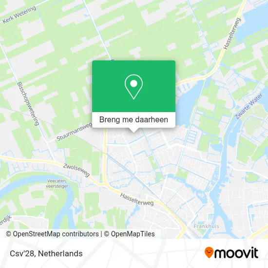 Csv'28 kaart