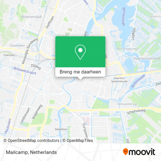 Mailcamp kaart