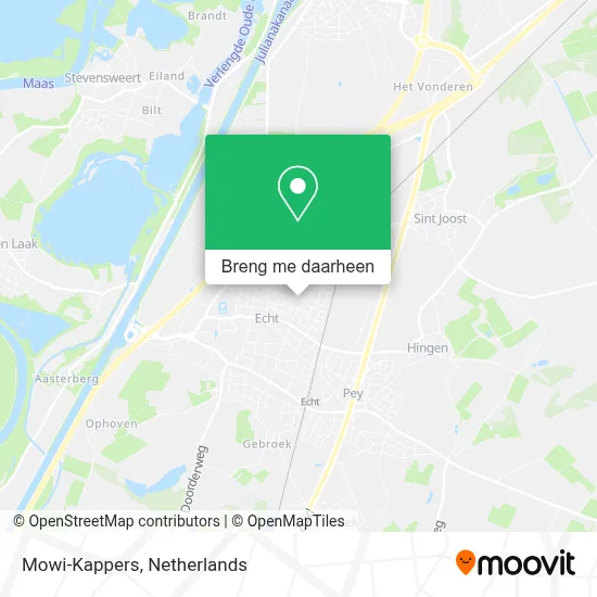 Mowi-Kappers kaart