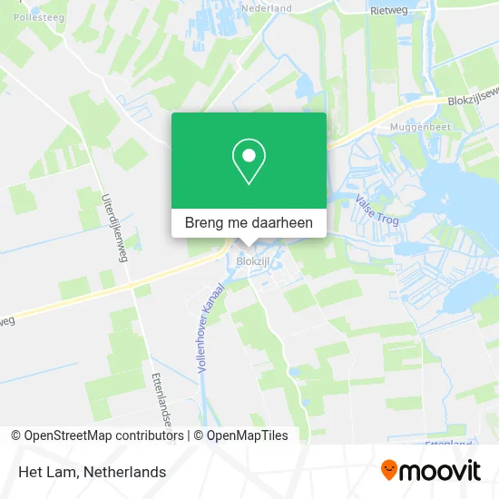Het Lam kaart