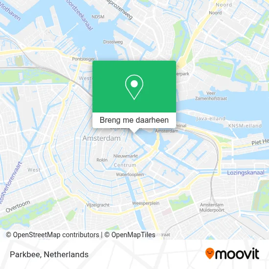 Parkbee kaart