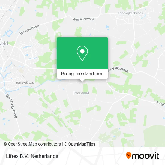 Liftex B.V. kaart