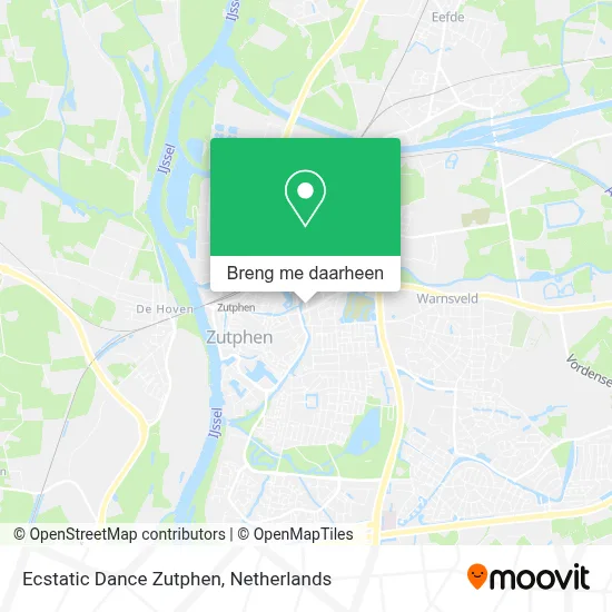 Ecstatic Dance Zutphen kaart