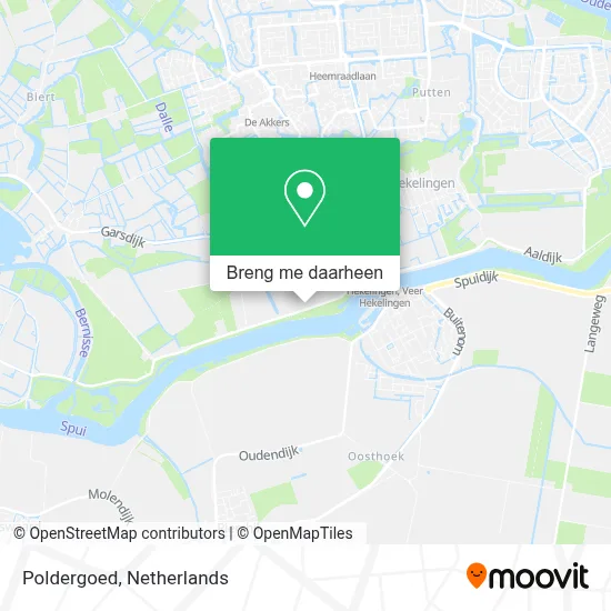 Poldergoed kaart
