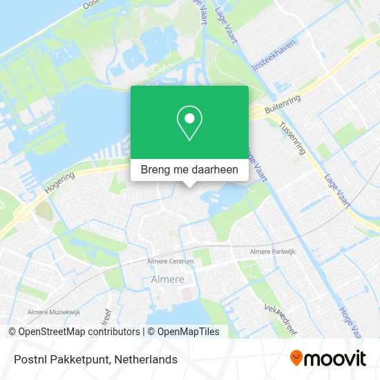 Postnl Pakketpunt kaart