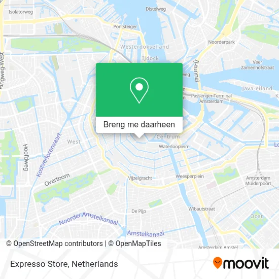 Expresso Store kaart