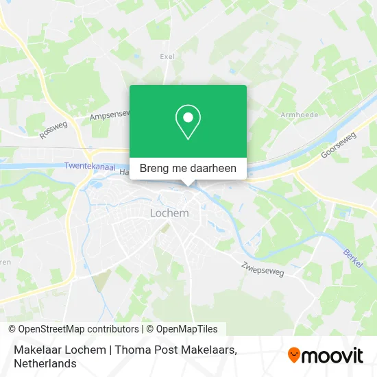 Makelaar Lochem | Thoma Post Makelaars kaart