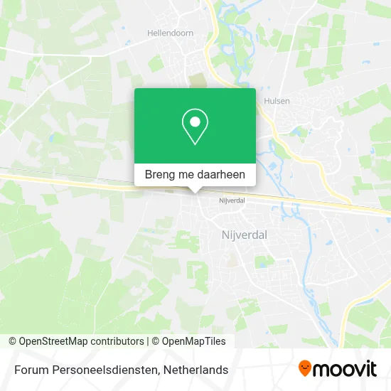 Forum Personeelsdiensten kaart