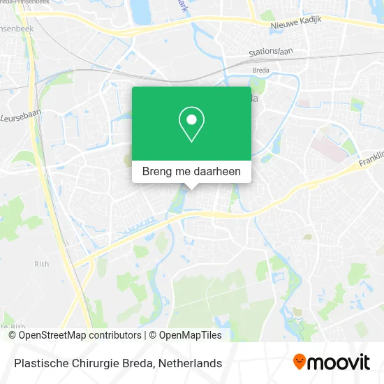 Plastische Chirurgie Breda kaart