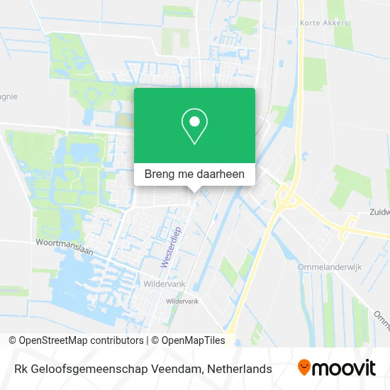 Rk Geloofsgemeenschap Veendam kaart