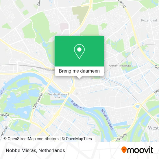 Nobbe Mieras kaart