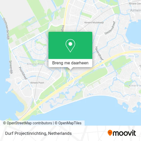 Durf Projectinrichting kaart
