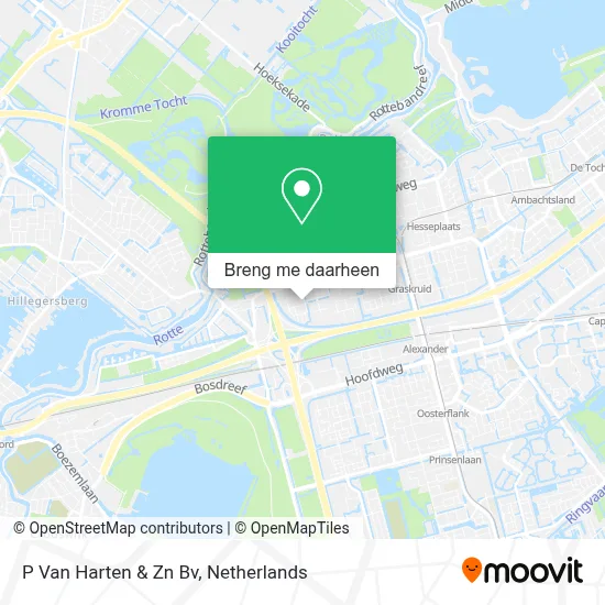 P Van Harten & Zn Bv kaart
