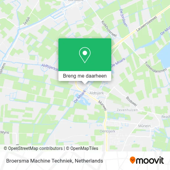 Broersma Machine Techniek kaart