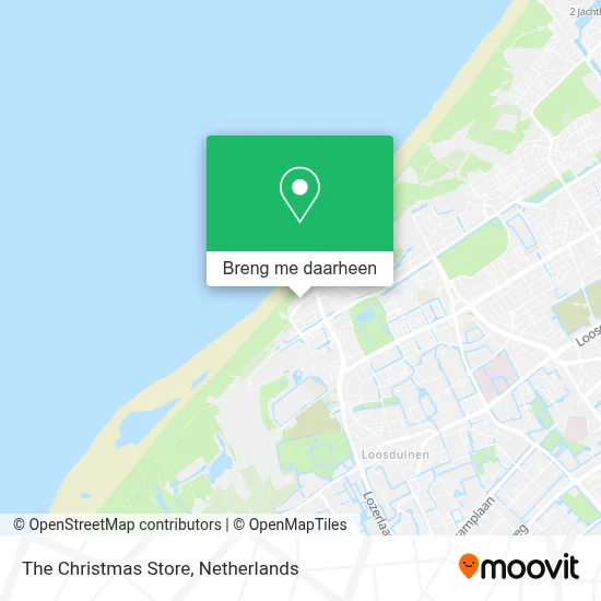 The Christmas Store kaart
