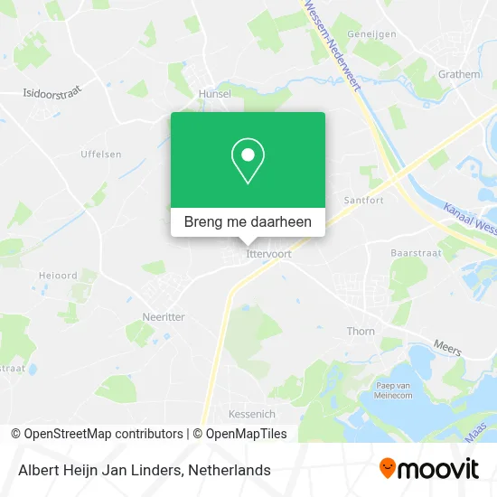Albert Heijn Jan Linders kaart