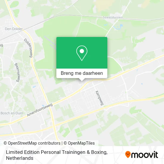 Limited Edition Personal Trainingen & Boxing kaart