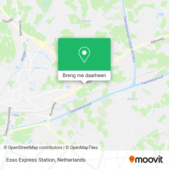 Esso Express Station kaart