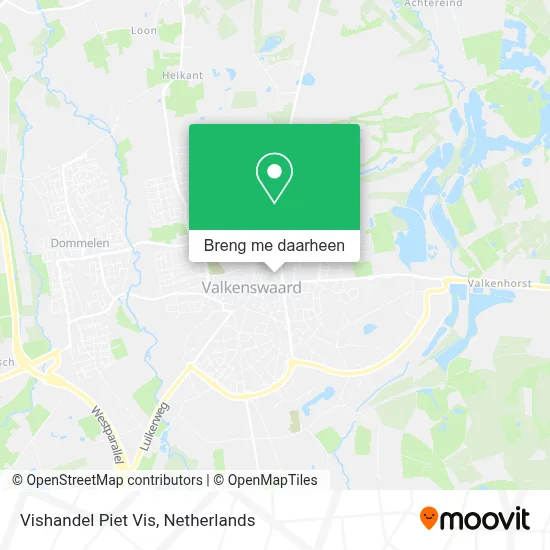 Vishandel Piet Vis kaart