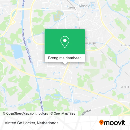 Vinted Go Locker kaart