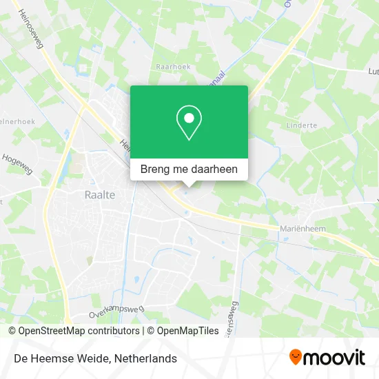 De Heemse Weide kaart
