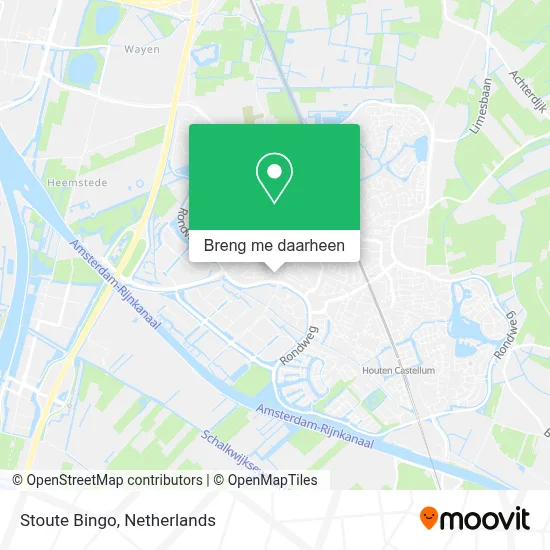 Stoute Bingo kaart