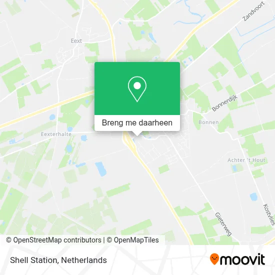 Shell Station kaart