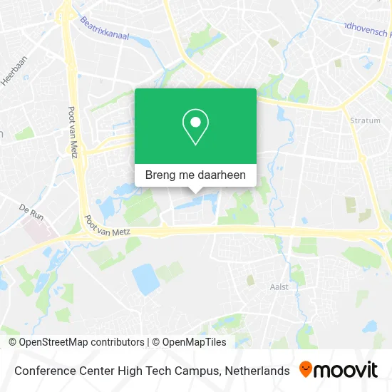 Conference Center High Tech Campus kaart