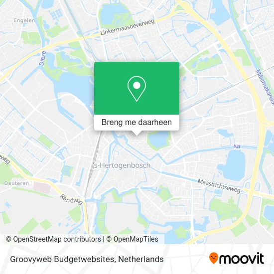 Groovyweb Budgetwebsites kaart