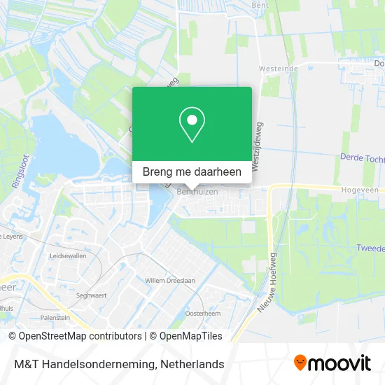 M&T Handelsonderneming kaart
