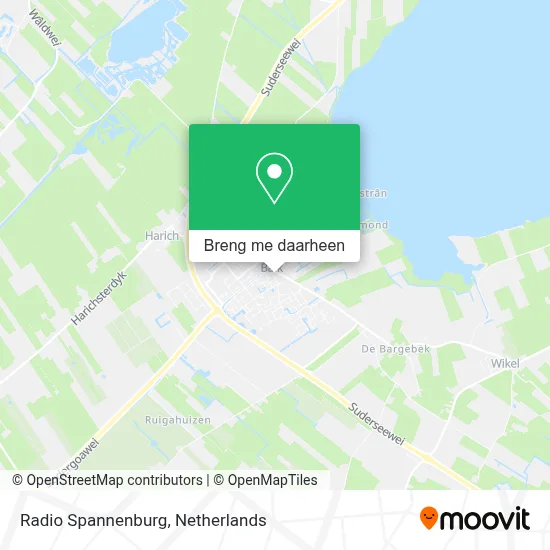 Radio Spannenburg kaart