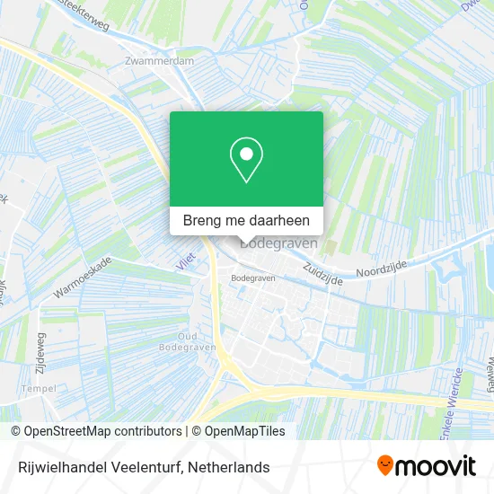 Rijwielhandel Veelenturf kaart