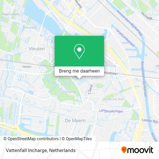 Vattenfall Incharge kaart