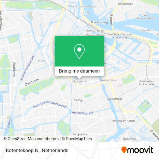 Botentekoop.Nl kaart