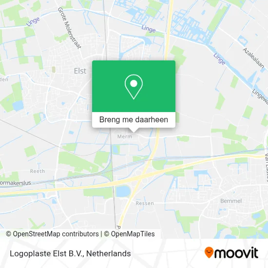 Logoplaste Elst B.V. kaart