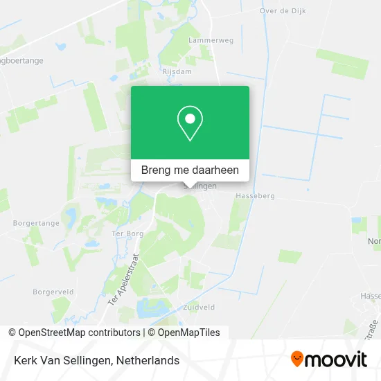 Kerk Van Sellingen kaart