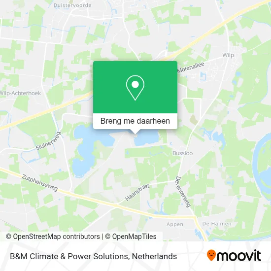 B&M Climate & Power Solutions kaart
