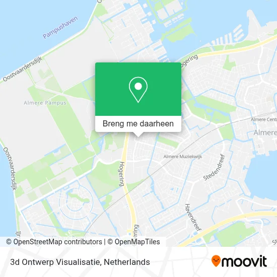3d Ontwerp Visualisatie kaart