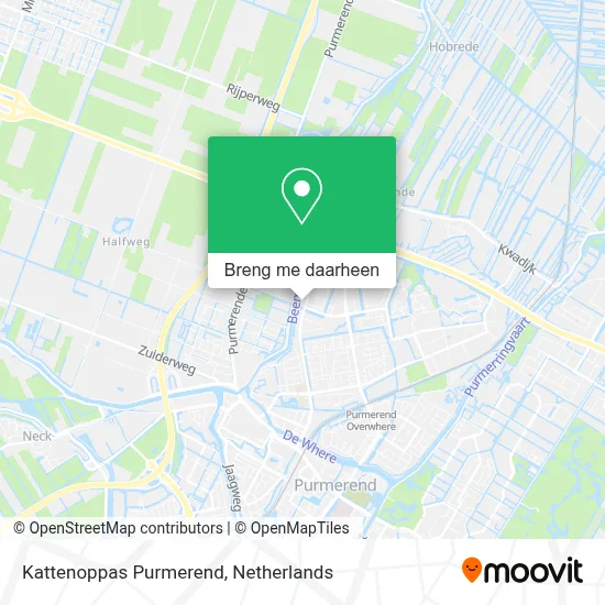 Kattenoppas Purmerend kaart