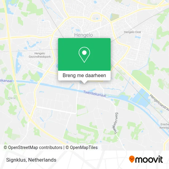 Signklus kaart