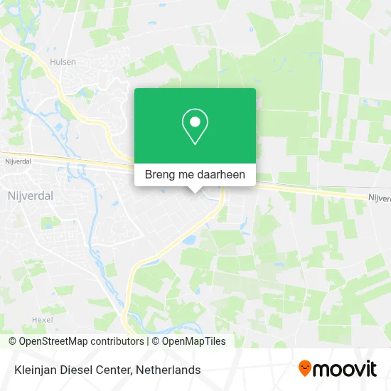 Kleinjan Diesel Center kaart