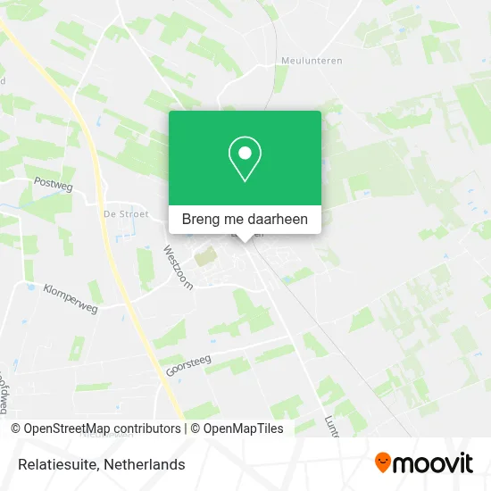 Relatiesuite kaart